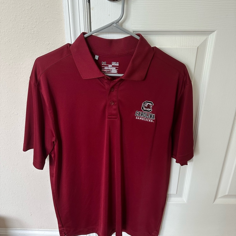 South Carolina gamecocks polo size medium under armour